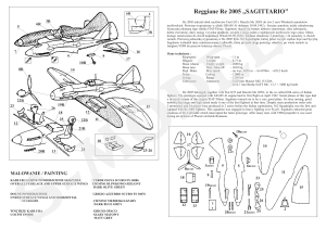 Reggiane Re 2005 ,,SAGITTARIO’’  3R 6R Reggiane Re 2005 ,,SAGITTARIO’’  3R 6R