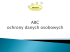 ABC ochrony danych osobowych ABC ochrony danych osobowych