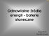 Odnawialne źródła energii Odnawialne źródła energii