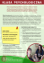 KLASA PSyCHOLOGICZNA - XI Liceum Ogólnokształcące im KLASA PSyCHOLOGICZNA - XI Liceum Ogólnokształcące im