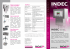 Ulotka INDEC VD 100 Ulotka INDEC VD 100