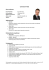 Curriculum Vitae - Krzysztof Sikora Curriculum Vitae - Krzysztof Sikora