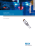 Czujniki poziomu Vibrating level switch, LFV200