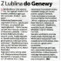 Z Lublind do Genewy Z Lublind do Genewy