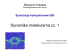 Dynamika molekularna cz. 1 Dynamika molekularna cz. 1