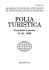 FOLIA TURISTICA FOLIA TURISTICA