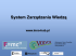 System Zarządzania Wiedzą System Zarządzania Wiedzą