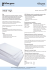 Superwool BLANKET Product Data Sheet Superwool BLANKET Product Data Sheet