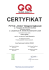Certyfikat HACCP Certyfikat HACCP