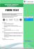 FORM TEST - Semigat SA FORM TEST - Semigat SA