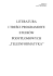 literatura i treści programowe studiów podyplomowych literatura i treści programowe studiów podyplomowych