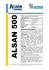 ALSAN 500 to system hydroizolacji płynnej, gotowy do uŜycia ALSAN 500 to system hydroizolacji płynnej, gotowy do uŜycia