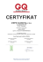 Certyfikat HACCP Certyfikat HACCP