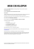 WEB DEVELOPER WEB DEVELOPER