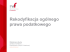 Rekodyfikacja Przyjazne procedury – rozbudowane Rekodyfikacja Przyjazne procedury – rozbudowane