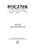 100 LAT  ROCZNIKA PRZEMYSKIEGO TOWARZYSTWA PRZYJACIÓŁ NAUK W PRZEMYŚLU (1912–2012)