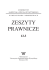 zeszyty prawnicze - Wydział Prawa i Administracji UKSW