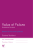 Value of Failure