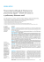 Nosocomial outbreak of Streptococcus pneumoniae Spain9V‑ST156