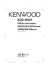 KDC-W427 - Kenwood