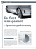 Car fleet management