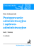 Postępowanie administracyjne i sądowo- administracyjne