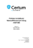 Polityka Certyfikacji Niekwalifikowanych Usług CERTUM, wersja 3.8