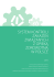 SYSTEM KONTROLI ZAKAŻEŃ ZwIąZANYch Z OPIEKą