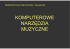 KOMPUTEROWE NARZĘDZIA MUZYCZNE