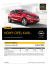 Nowy Opel KARL cennik 2015 - Rok modelowy 2016