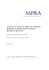 - Munich Personal RePEc Archive