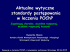 Aktualne wytyczne standardy postępowania w