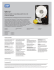 WD Se Datacenter Marketing Spec Sheet
