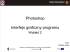 Photoshop Interfejs graficzny programu