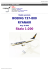 BOEING 737-800 RYANAIR Skala 1:200