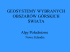 GEOSYSTEMY WYBRANYCH OBSZARÓW GÓRSKICH ŚWIATA