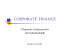 corporate finance
