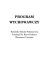 Program wychowawczy