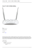 routery ADSL : Router TP-LINK TD