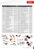 Katalog wyrobów 01/2012 Akcesoria i części zamienne