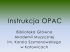 Instrukcja OPACa