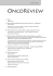 OncoReview - Wydawnictwo Medical Education