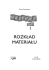 rozk£ad materia£u