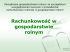 Goraj Rachnkowosc w gospodarstwie rolnym-wyklad nr I