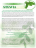 stewia - Cukrzyca a Zdrowie