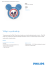 Product Leaflet: Niebieska lampka nocna LED Mickey z czujnikiem