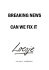 breaking news can we fix it