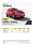 Opel KARL ceny 2016