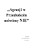 Opracowała: Mgr Aleksandra Myszka Dorota Sporysz