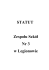 STATUT Zespołu Szkół Nr 3 - Zespół Szkół nr 3 w Legionowie